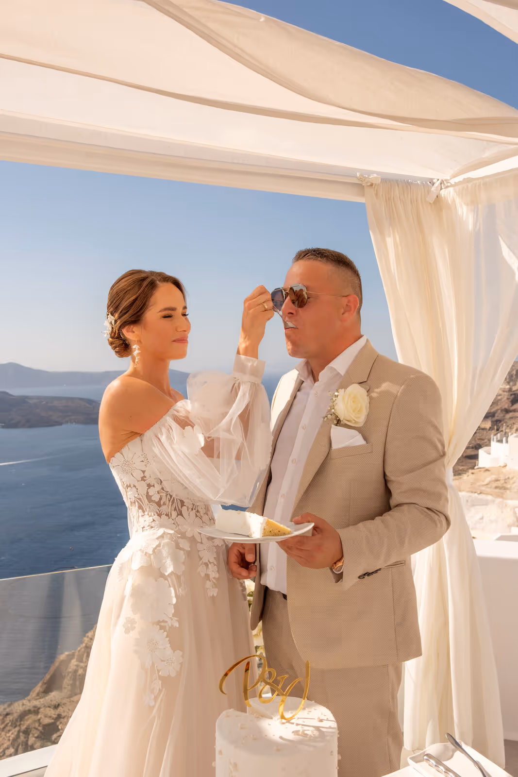 Ślub w Grecji. Santorini. Taras nr. 2. Zdjęcie nr. 56