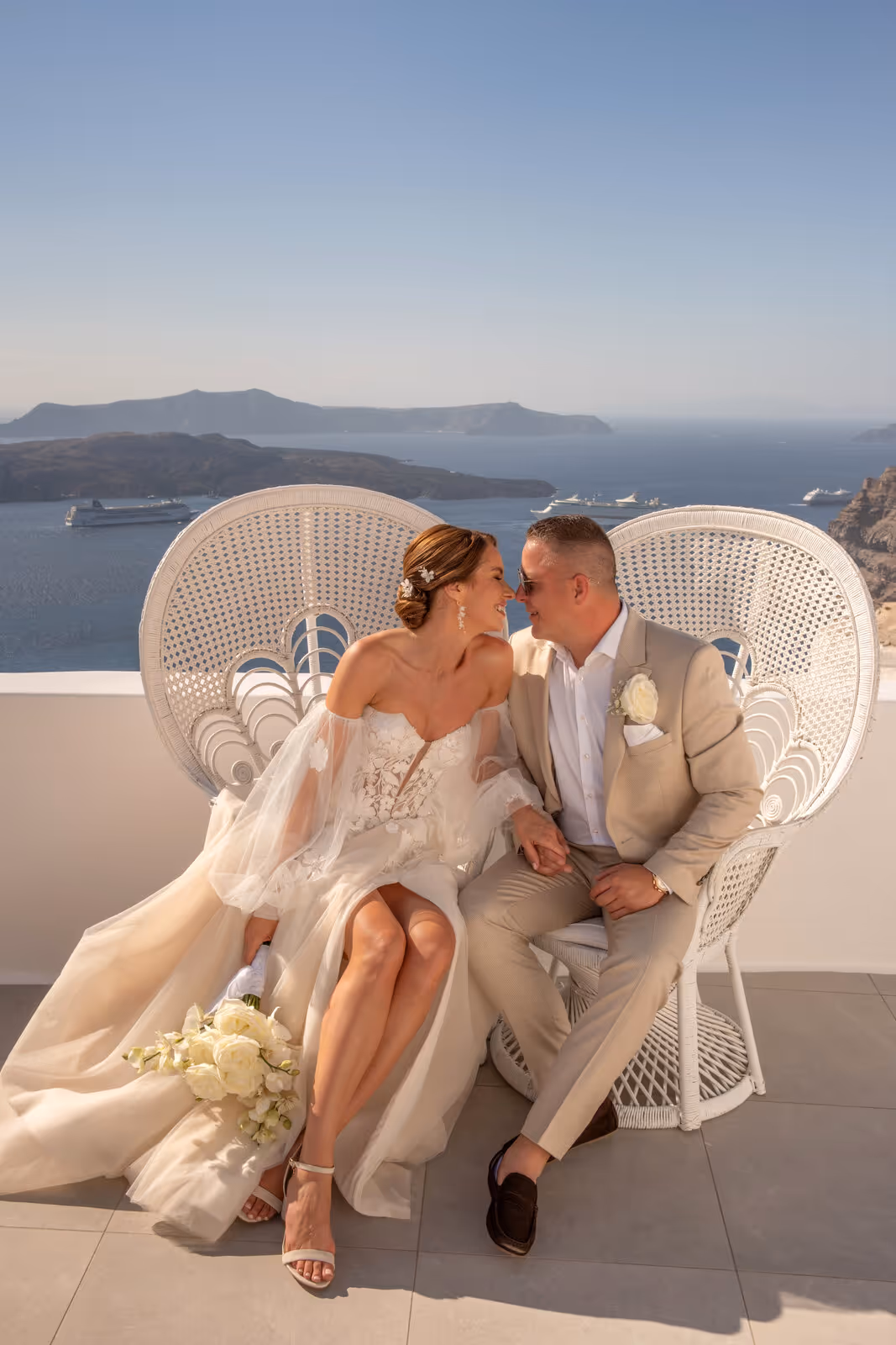 Ślub w Grecji. Santorini. Taras nr. 2. Zdjęcie nr. 58