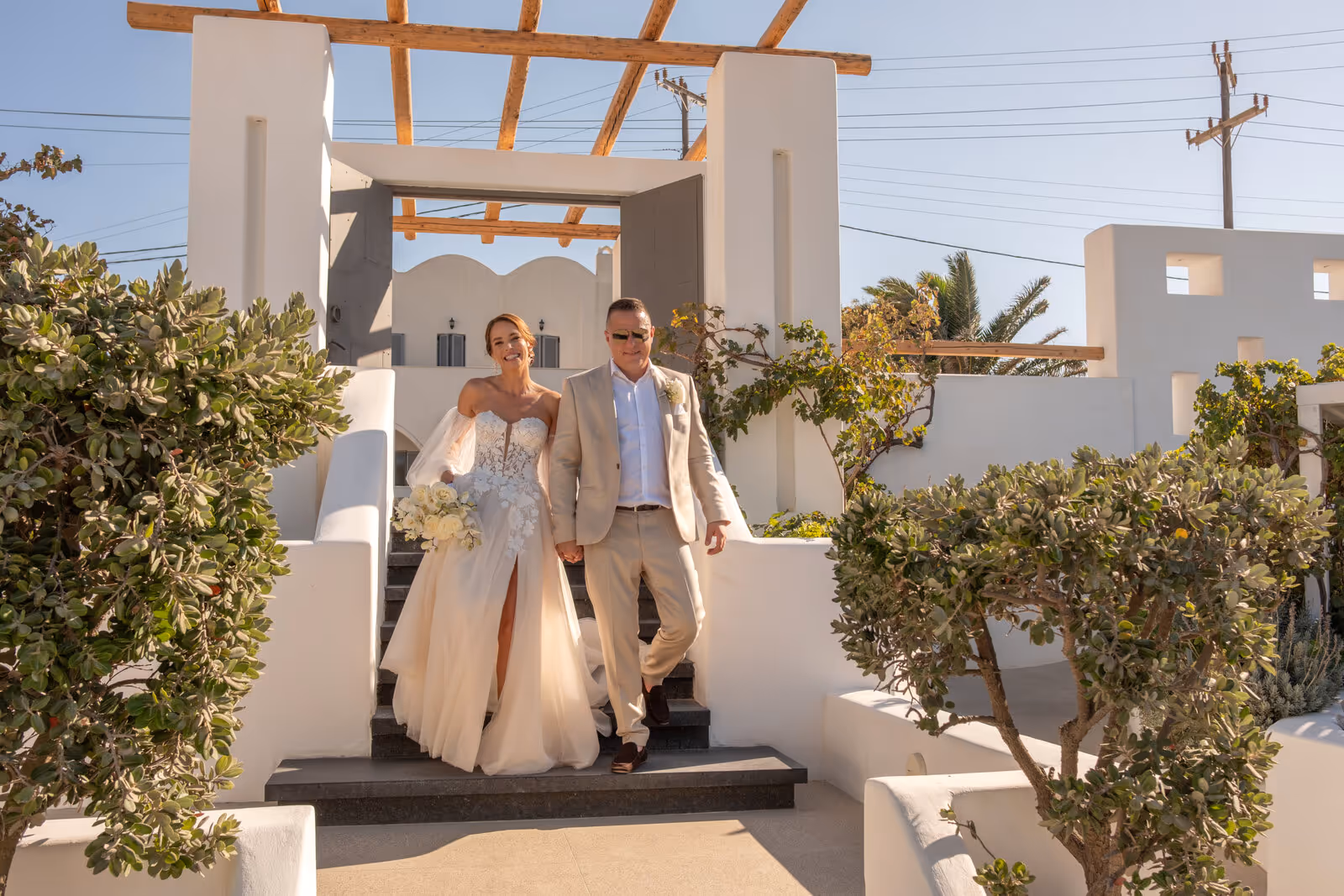 Ślub w Grecji. Santorini. Taras nr. 2. Zdjęcie nr. 66