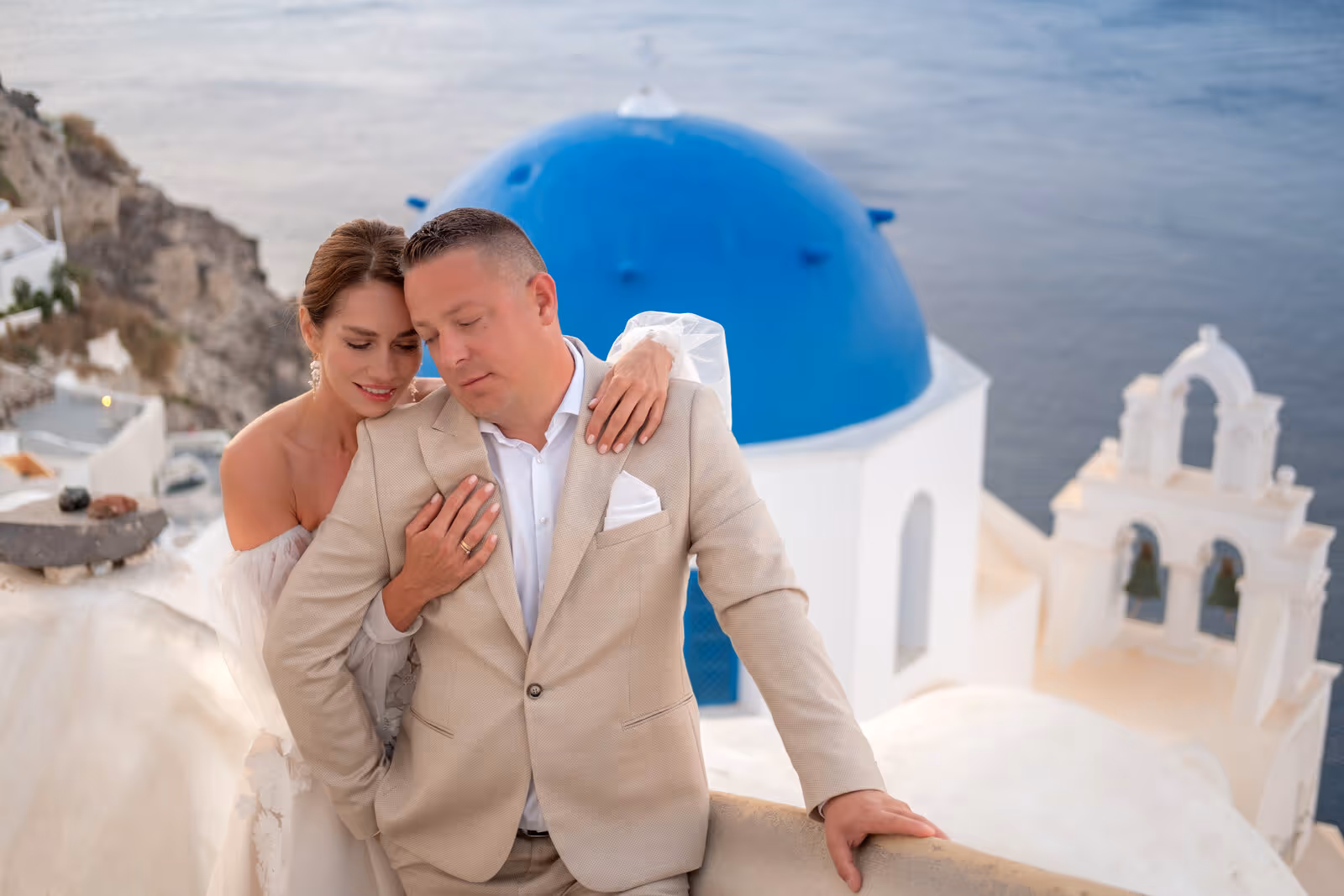 Ślub w Grecji. Santorini. Taras nr. 2. Zdjęcie nr. 72