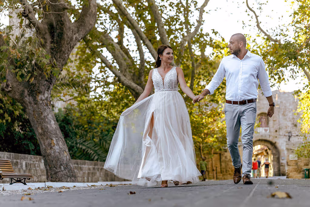 Ślub w Grecji - Rodos. Zdjęcie nr. 93