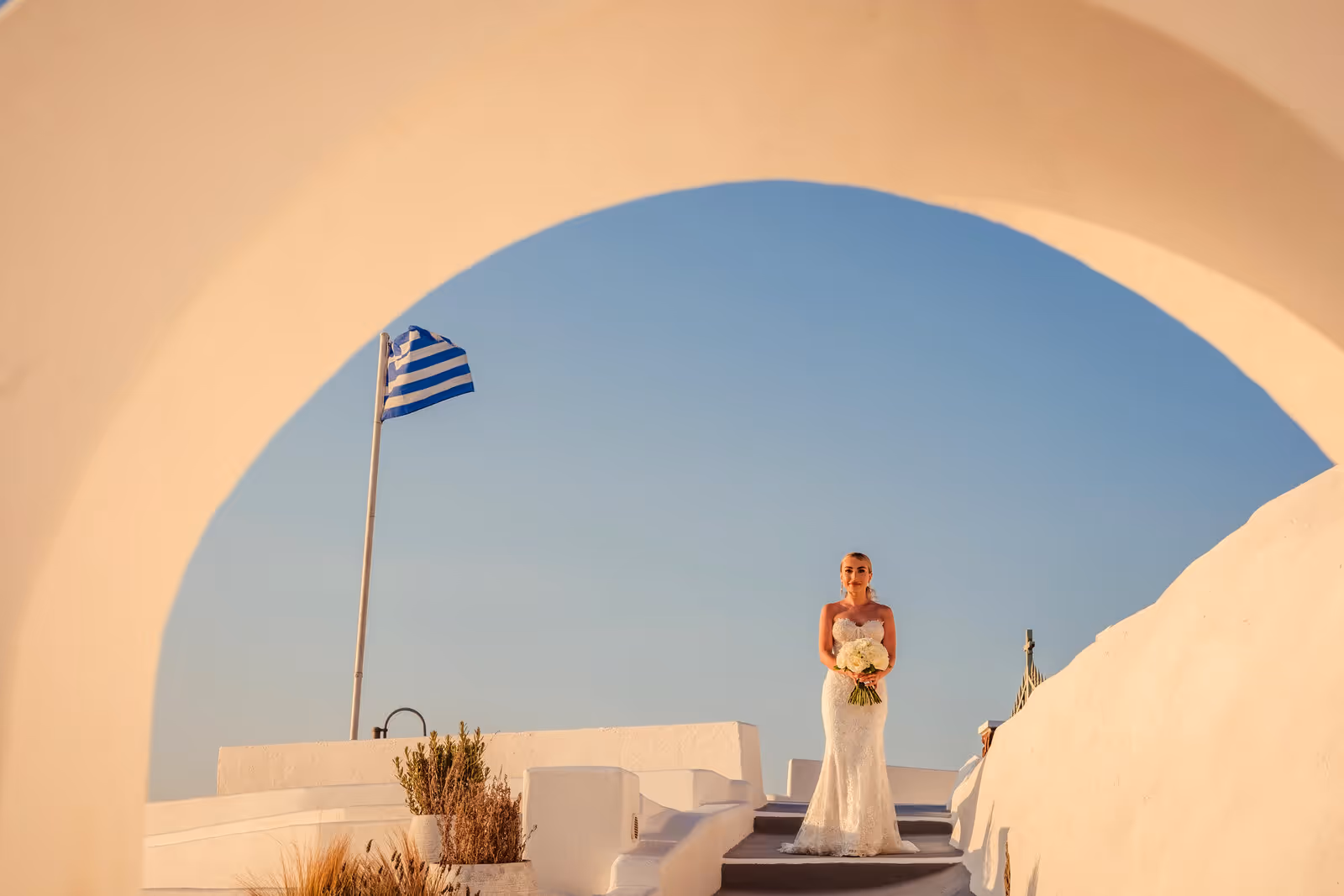 Ślub w Grecji - Santorini. Taras nr. 2 Zdjęcie nr. 10