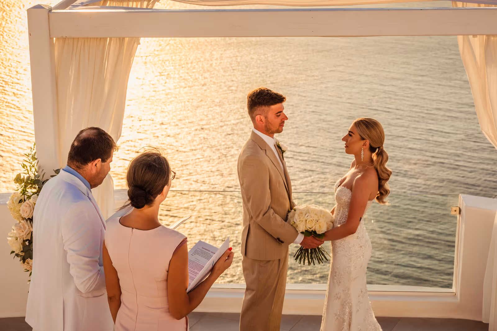 Ślub w Grecji - Santorini. Taras nr. 2 Zdjęcie nr. 11