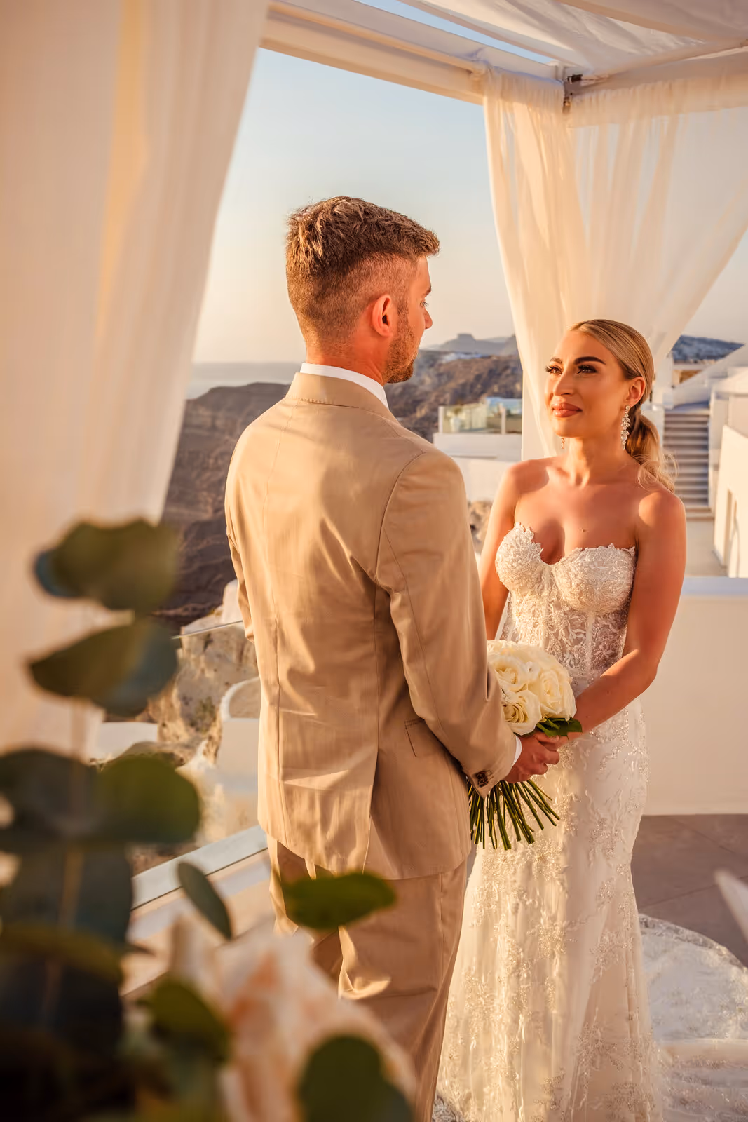 Ślub w Grecji - Santorini. Taras nr. 2 Zdjęcie nr. 14