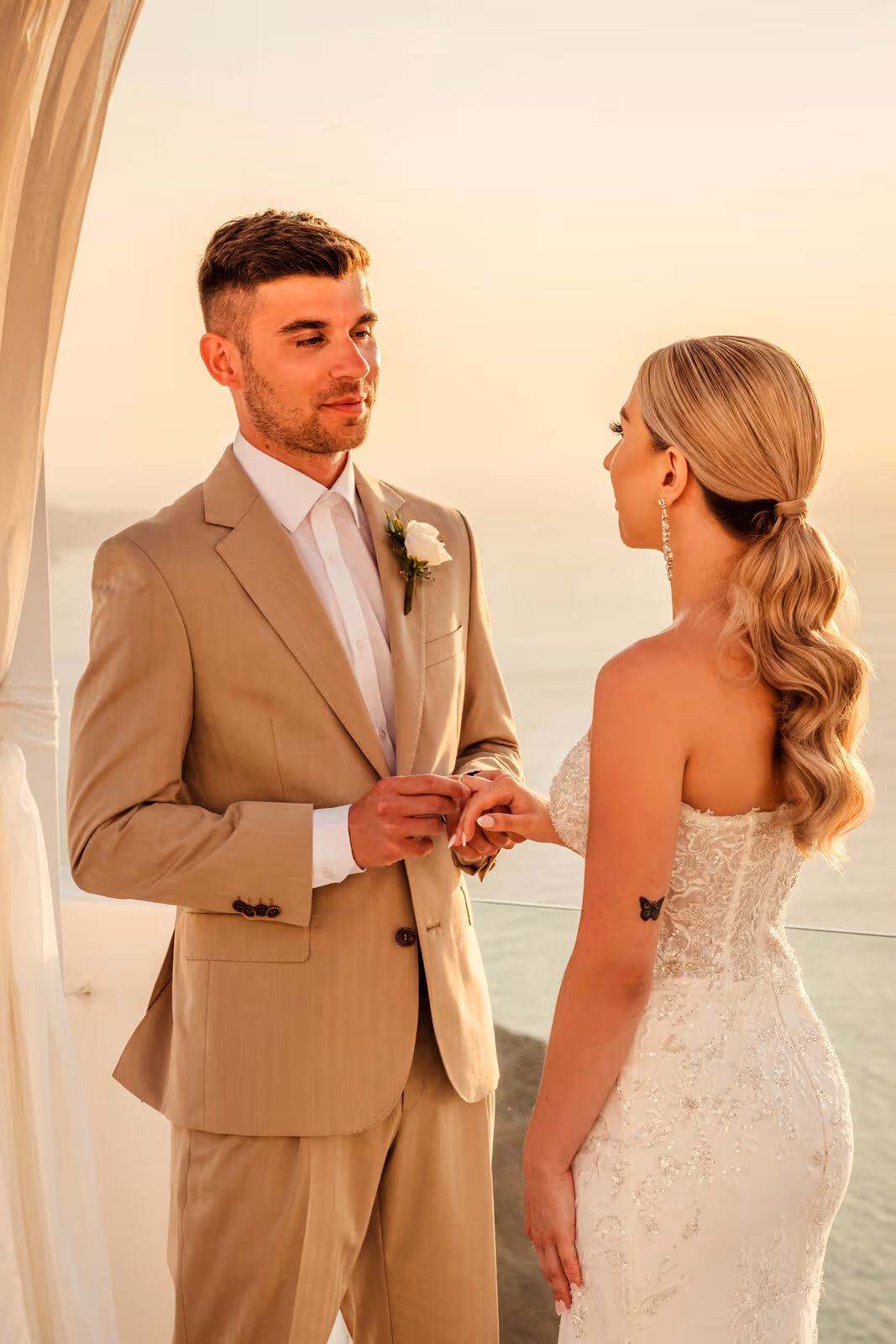 Ślub w Grecji - Santorini. Taras nr. 2 Zdjęcie nr. 15