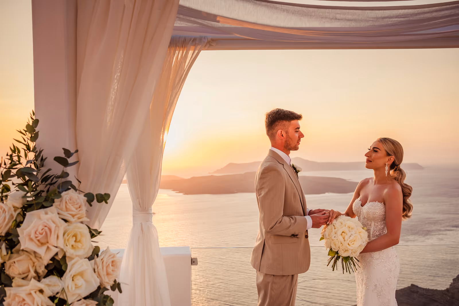 Ślub w Grecji - Santorini. Taras nr. 2 Zdjęcie nr. 17