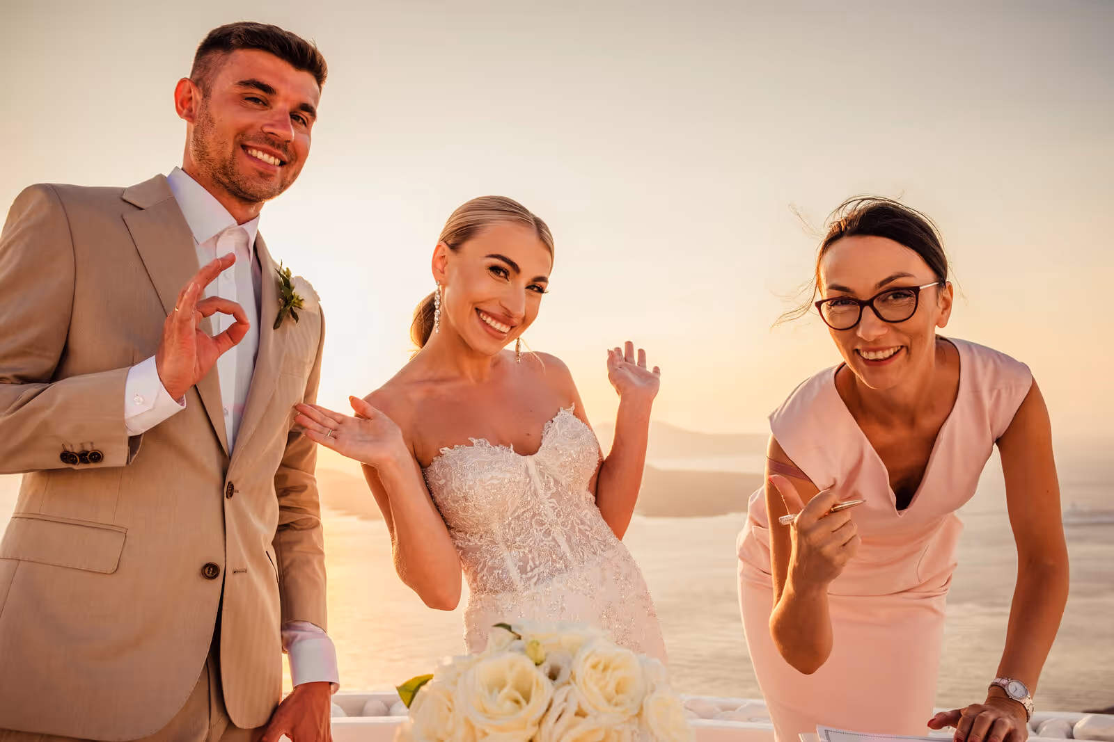 Ślub w Grecji - Santorini. Taras nr. 2 Zdjęcie nr. 25