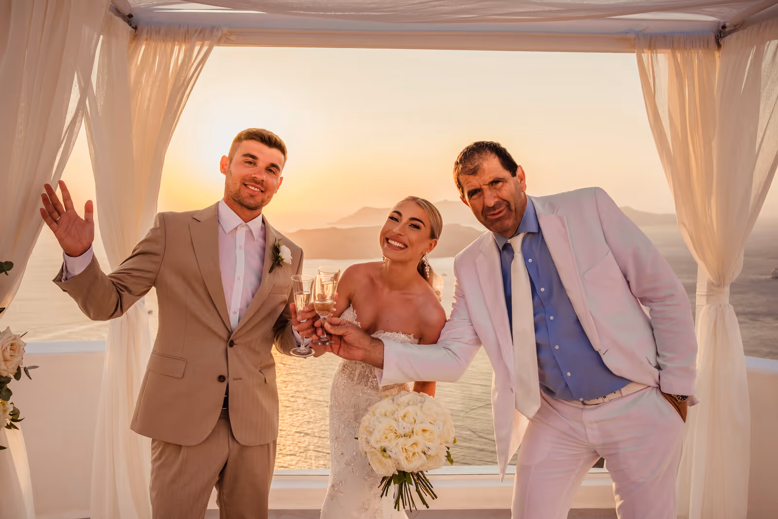 Ślub w Grecji - Santorini. Taras nr. 2 Zdjęcie nr. 27