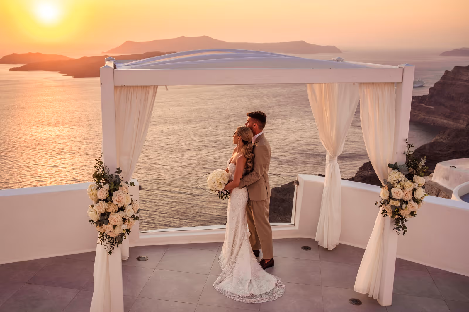 Ślub w Grecji - Santorini. Taras nr. 2 Zdjęcie nr. 28