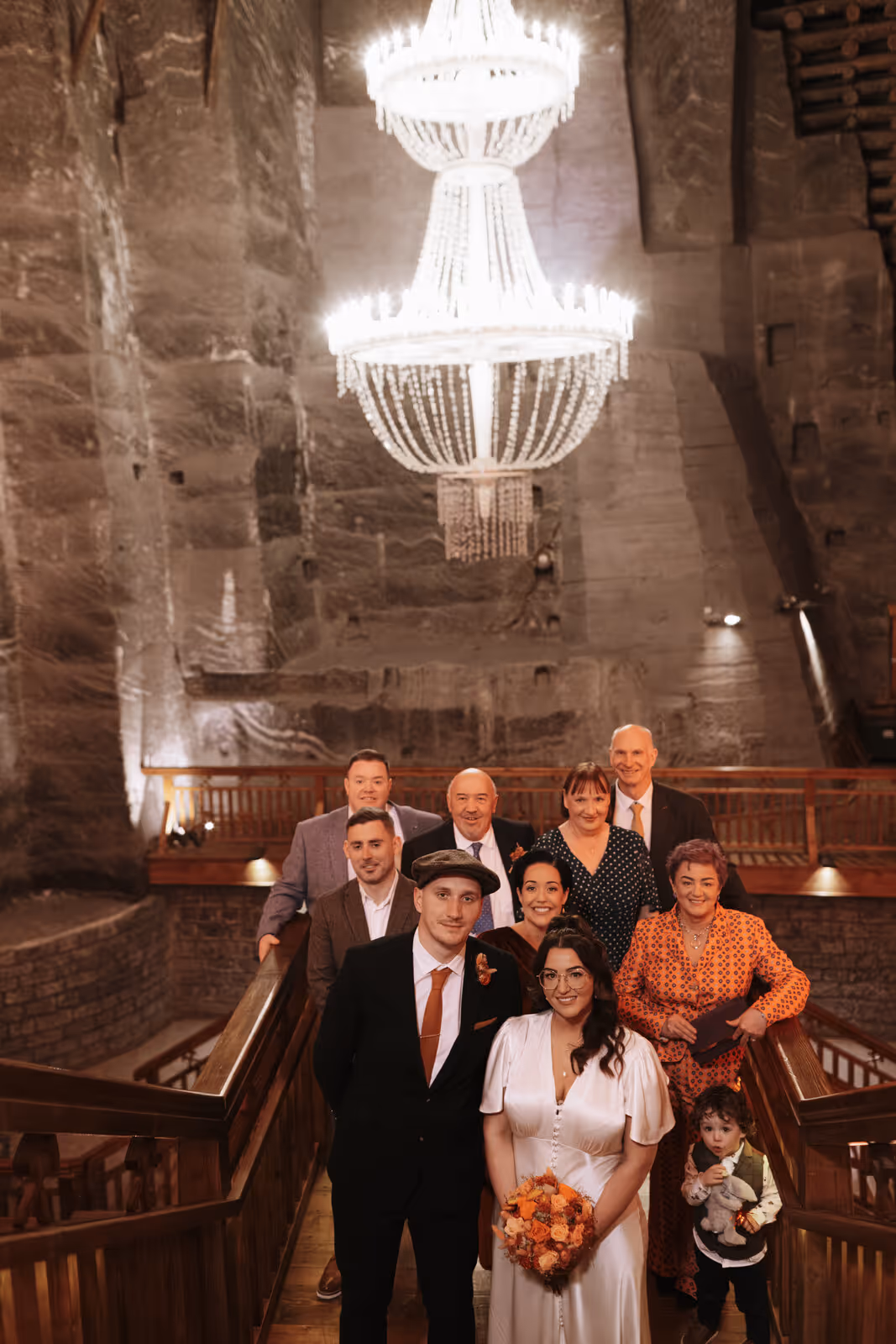 Ślub w Polsce. Kopalnia Soli w Wieliczce. Zdjęcie nr. 103