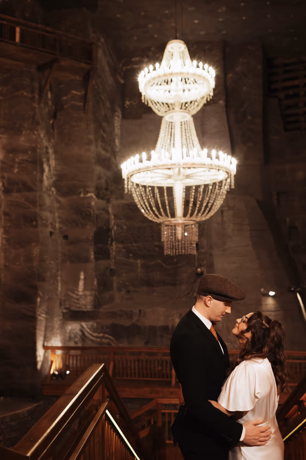 Ślub w Polsce. Kopalnia Soli w Wieliczce. Zdjęcie nr. 109