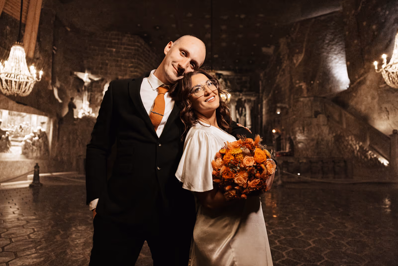 Ślub w Polsce. Kopalnia Soli w Wieliczce. Zdjęcie nr. 188