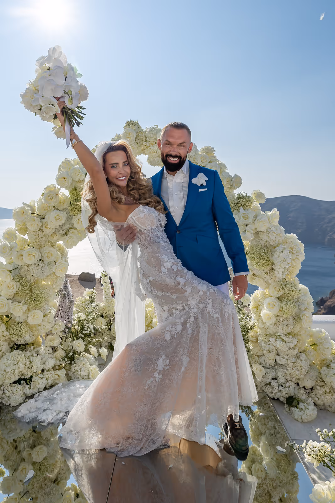 Ślub w Grecji. Santorini. Zdjęcie nr. 129