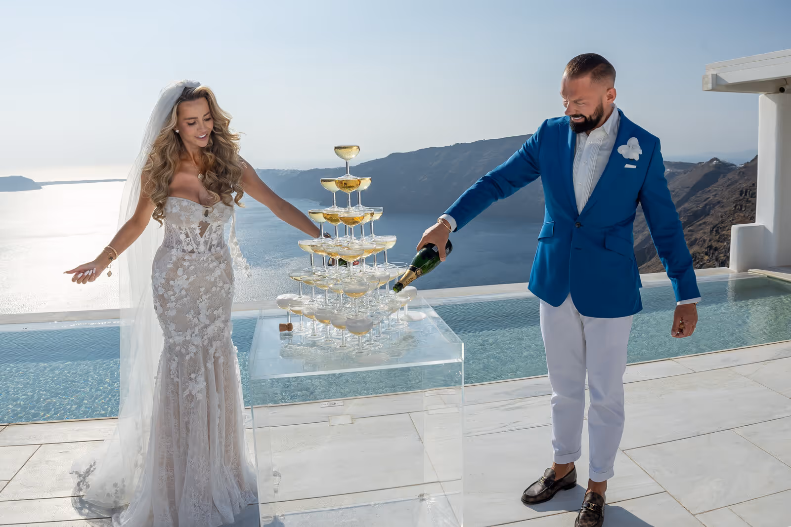 Ślub w Grecji. Santorini. Zdjęcie nr. 136