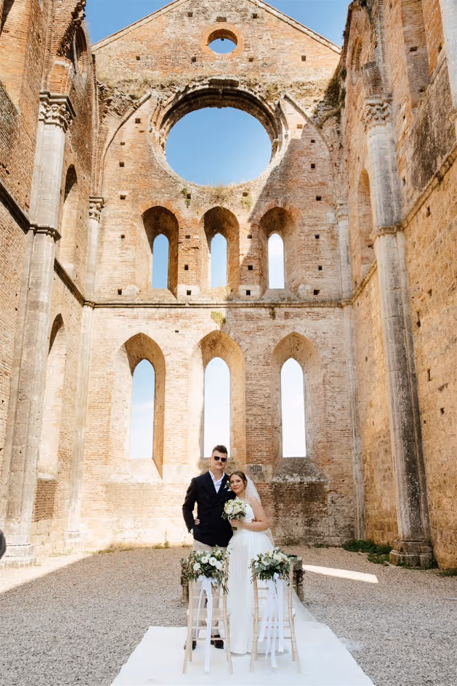 Toskania Ruiny dawnego opactwa