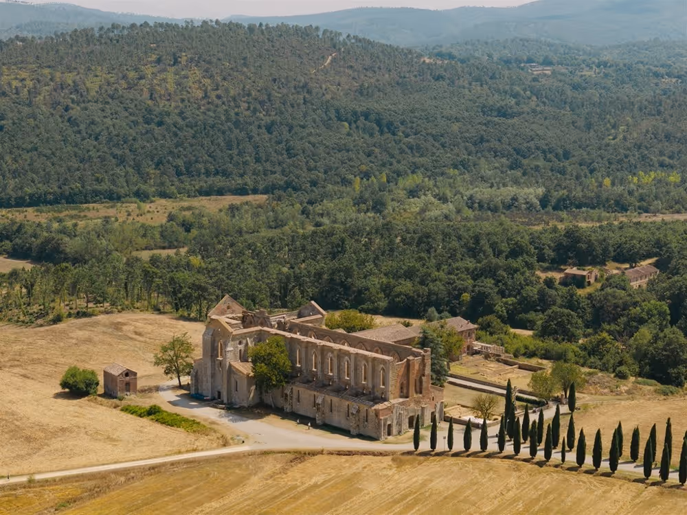 Toskania Ruiny dawnego opactwa