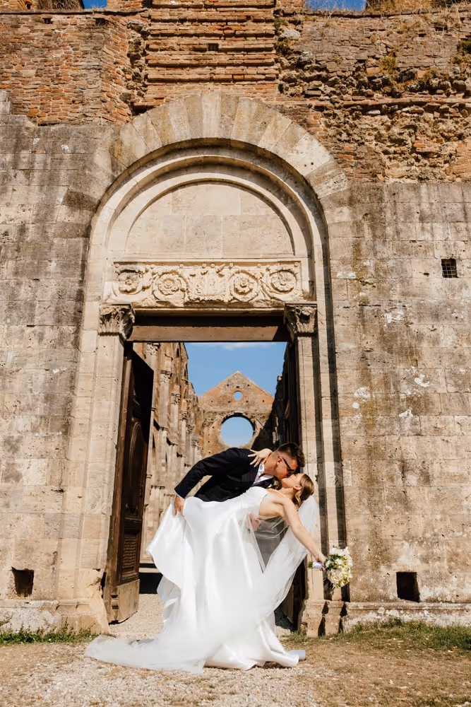 Toskania Ruiny dawnego opactwa