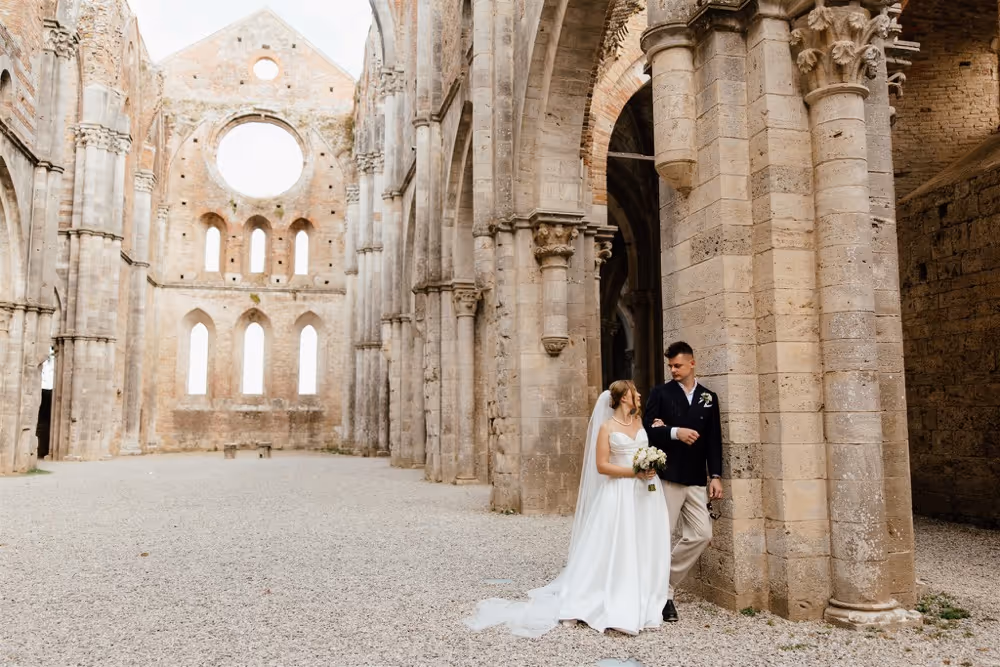 Toskania Ruiny dawnego opactwa
