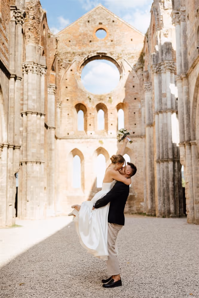 Toskania Ruiny dawnego opactwa