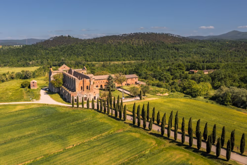 Toskania Ruiny dawnego opactwa
