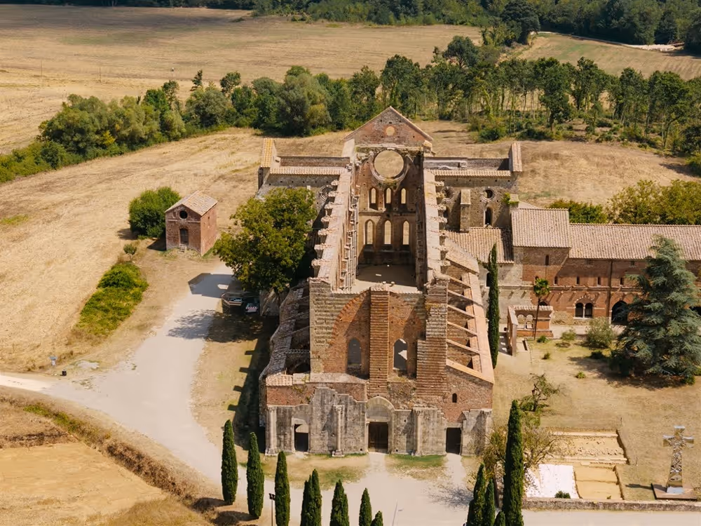 Toskania Ruiny dawnego opactwa