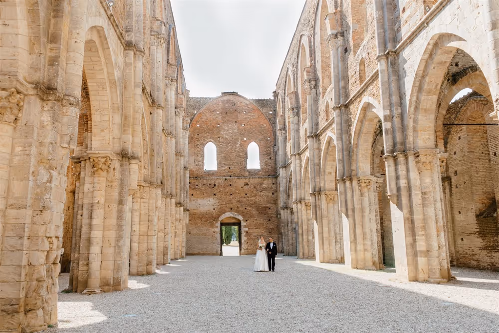 Toskania Ruiny dawnego opactwa