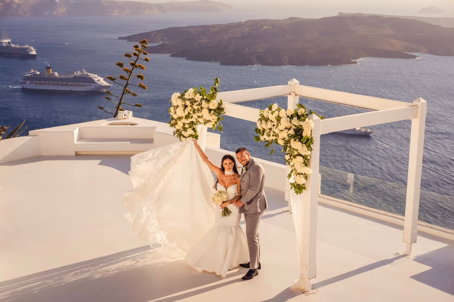 Santorini Taras numer 6