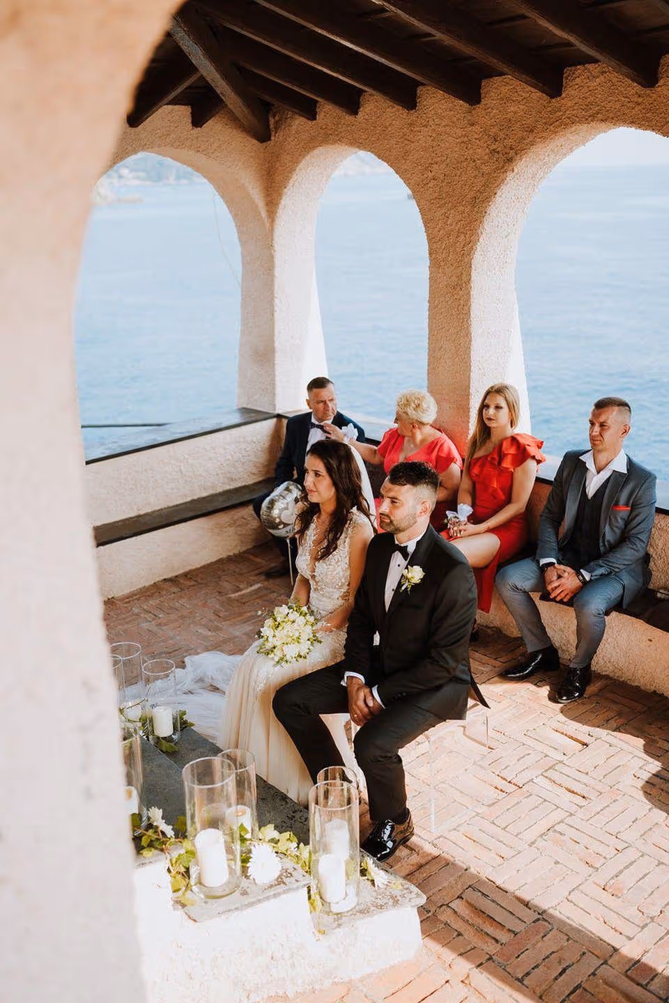 Liguria Kościółek z otwartymi krużgankami - Bonassola