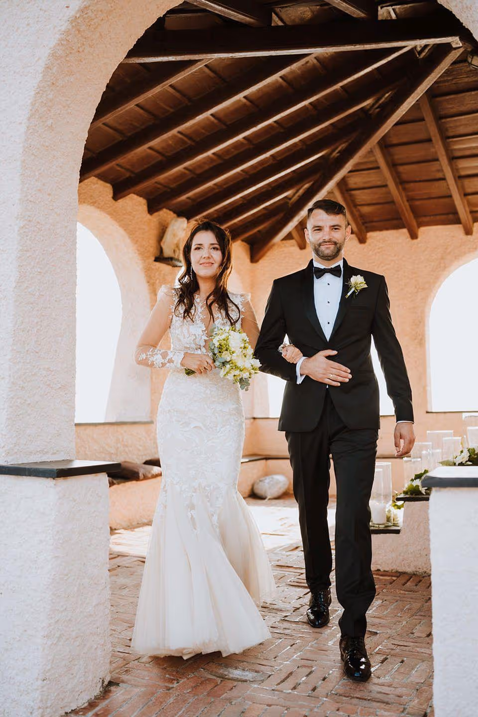 Liguria Kościółek z otwartymi krużgankami - Bonassola