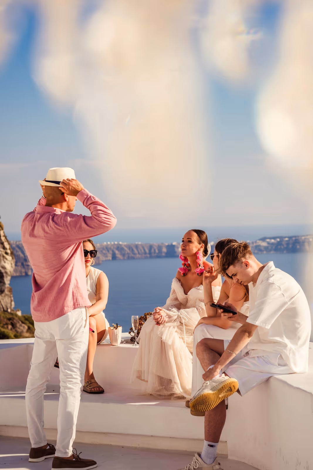 Ślub w Grecji. Santorini. Taras nr. 2. Zdjęcie nr. 14