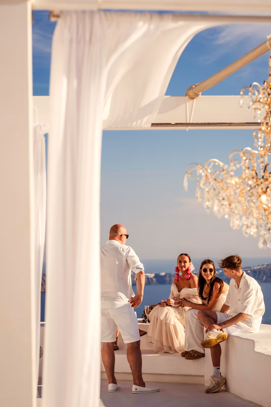 Ślub w Grecji. Santorini. Taras nr. 2. Zdjęcie nr. 15