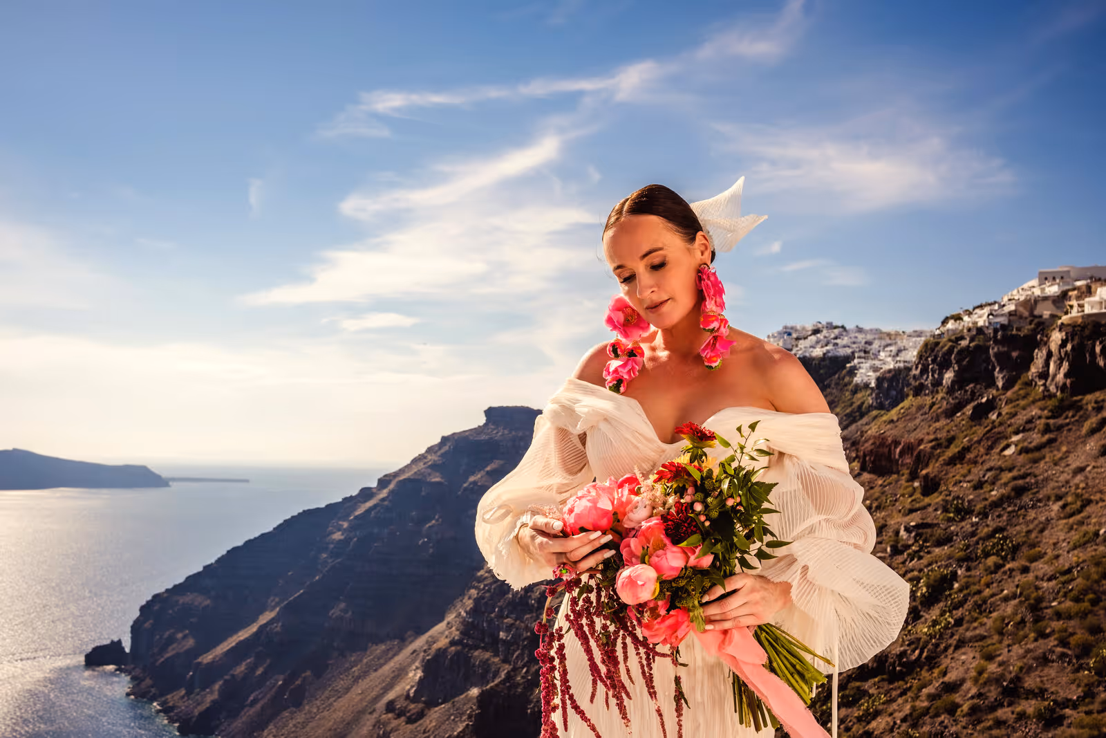 Ślub w Grecji. Santorini. Taras nr. 2. Zdjęcie nr. 5
