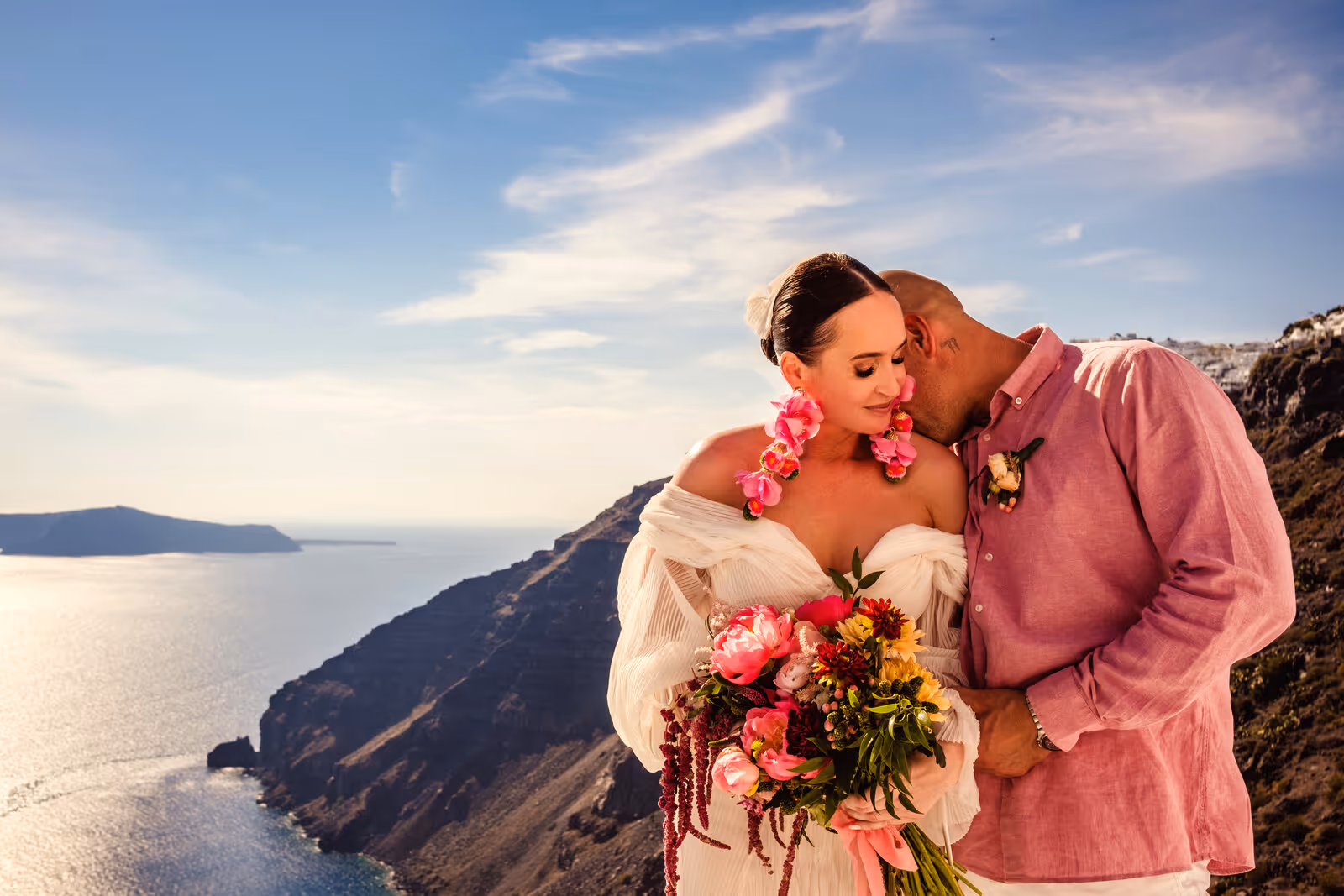 Ślub w Grecji. Santorini. Taras nr. 2. Zdjęcie nr. 7