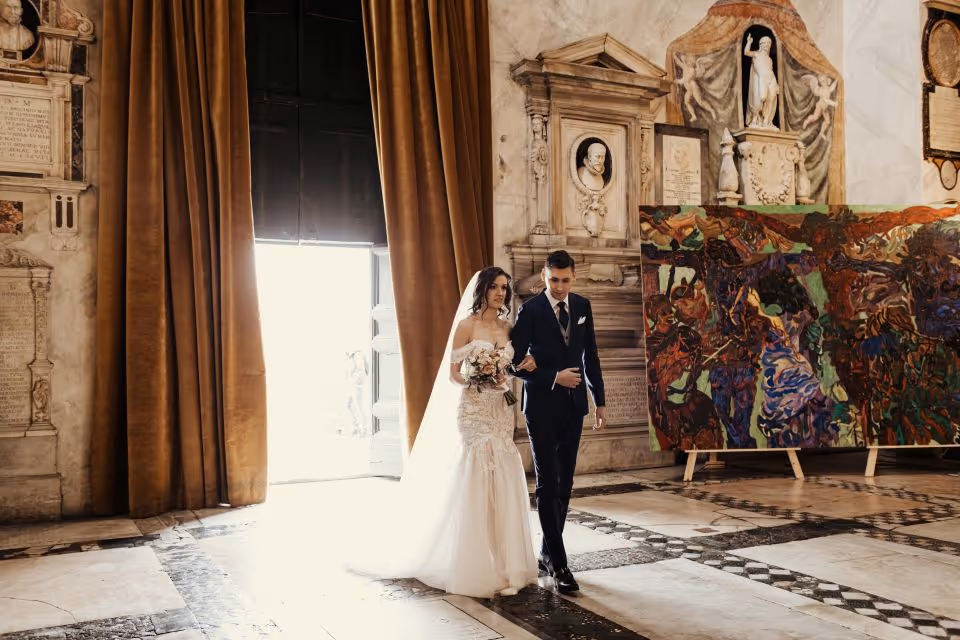 Ślub we Włoszech - Rzym. Zdjęcie nr. 12