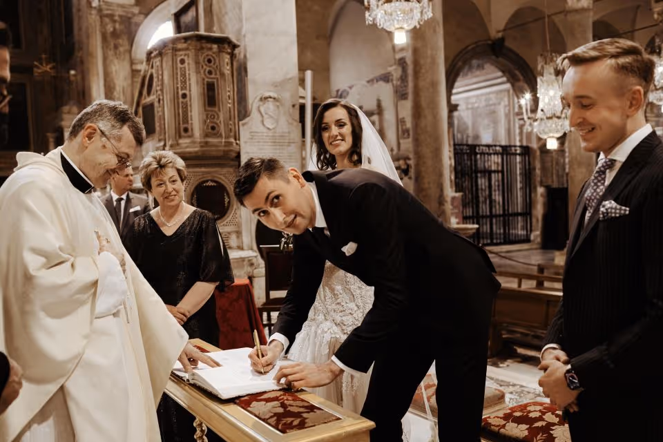 Ślub we Włoszech - Rzym. Zdjęcie nr. 24