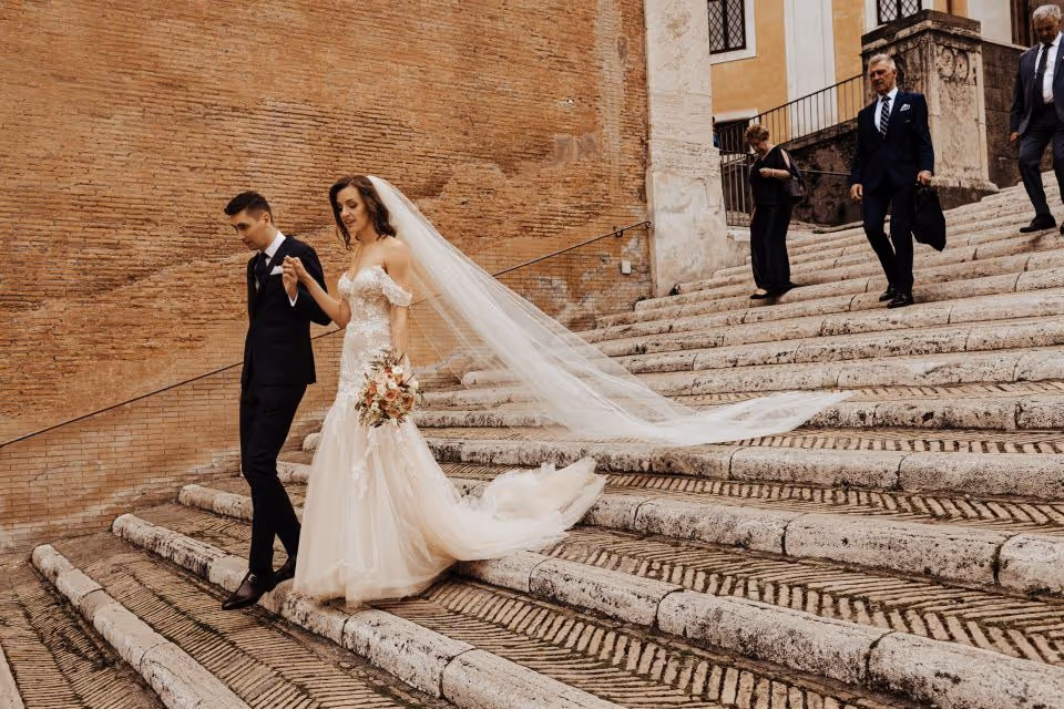 Ślub we Włoszech - Rzym. Zdjęcie nr. 32