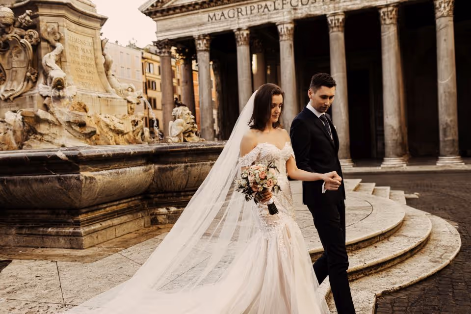 Ślub we Włoszech - Rzym. Zdjęcie nr. 39