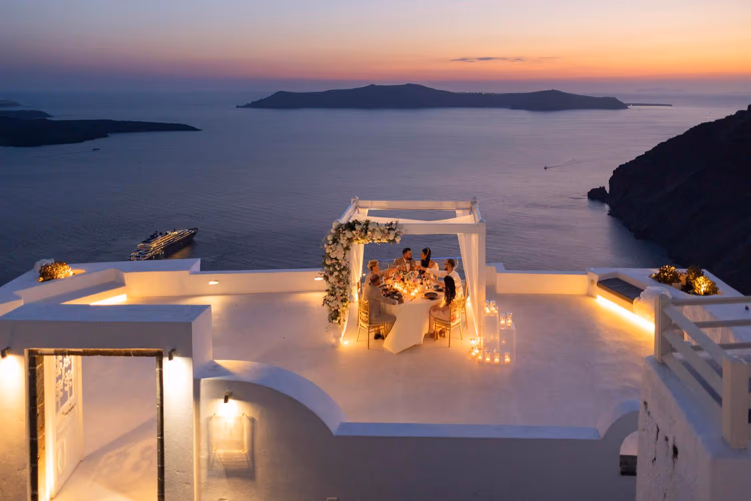 Santorini Taras numer 6