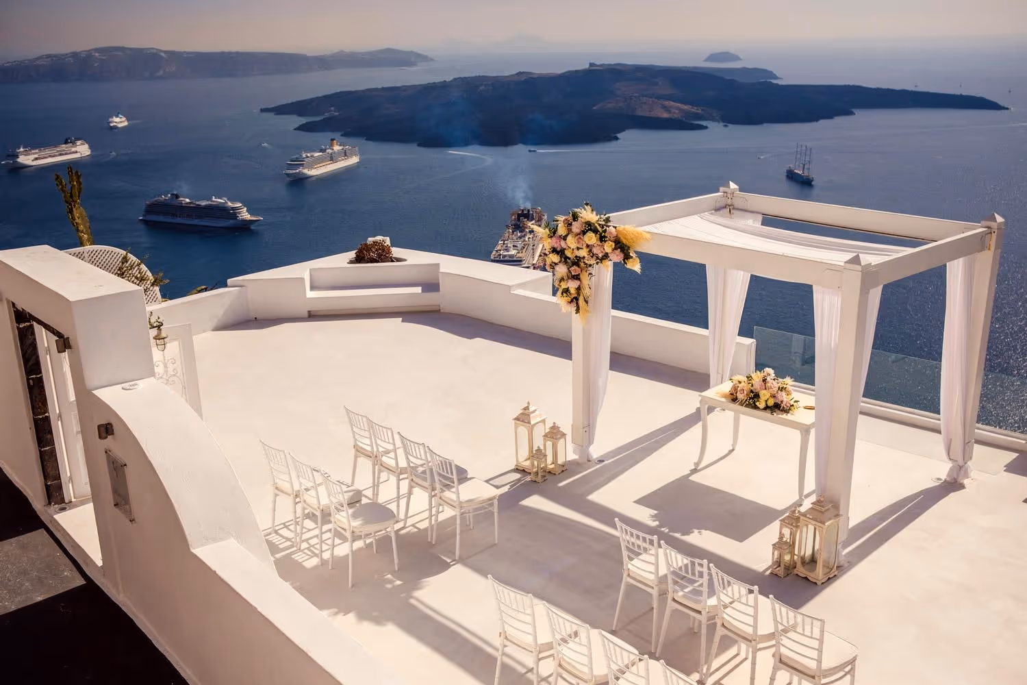 Santorini Taras numer 6