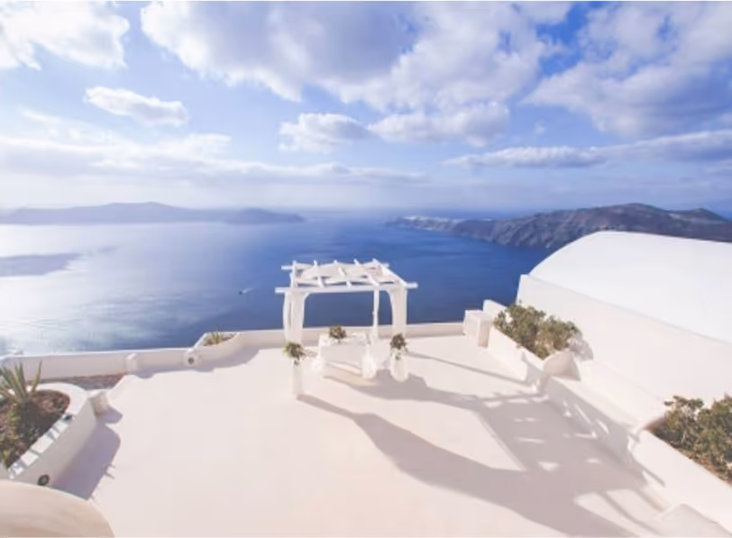 Santorini Taras numer 9