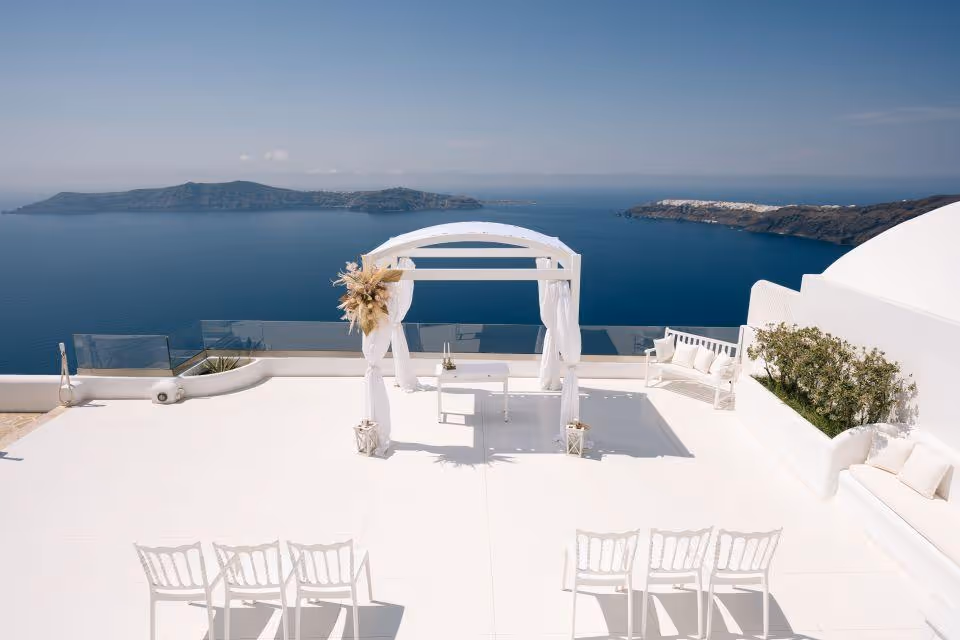 Santorini Taras numer 9