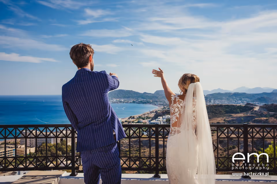 Ślub w Grecji - Rodos. Zdjęcie nr. 12