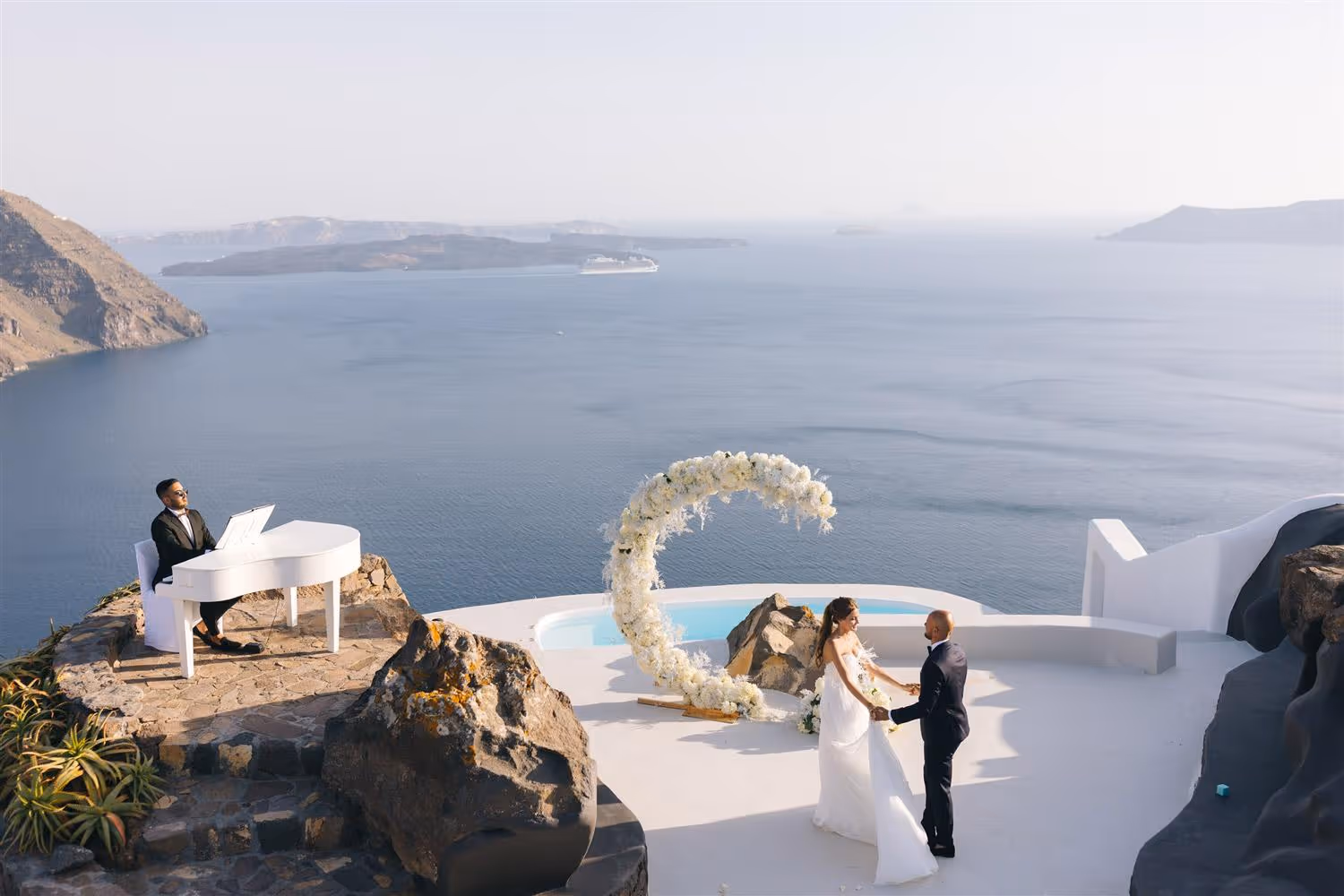 Santorini Villa z widokiem na morze