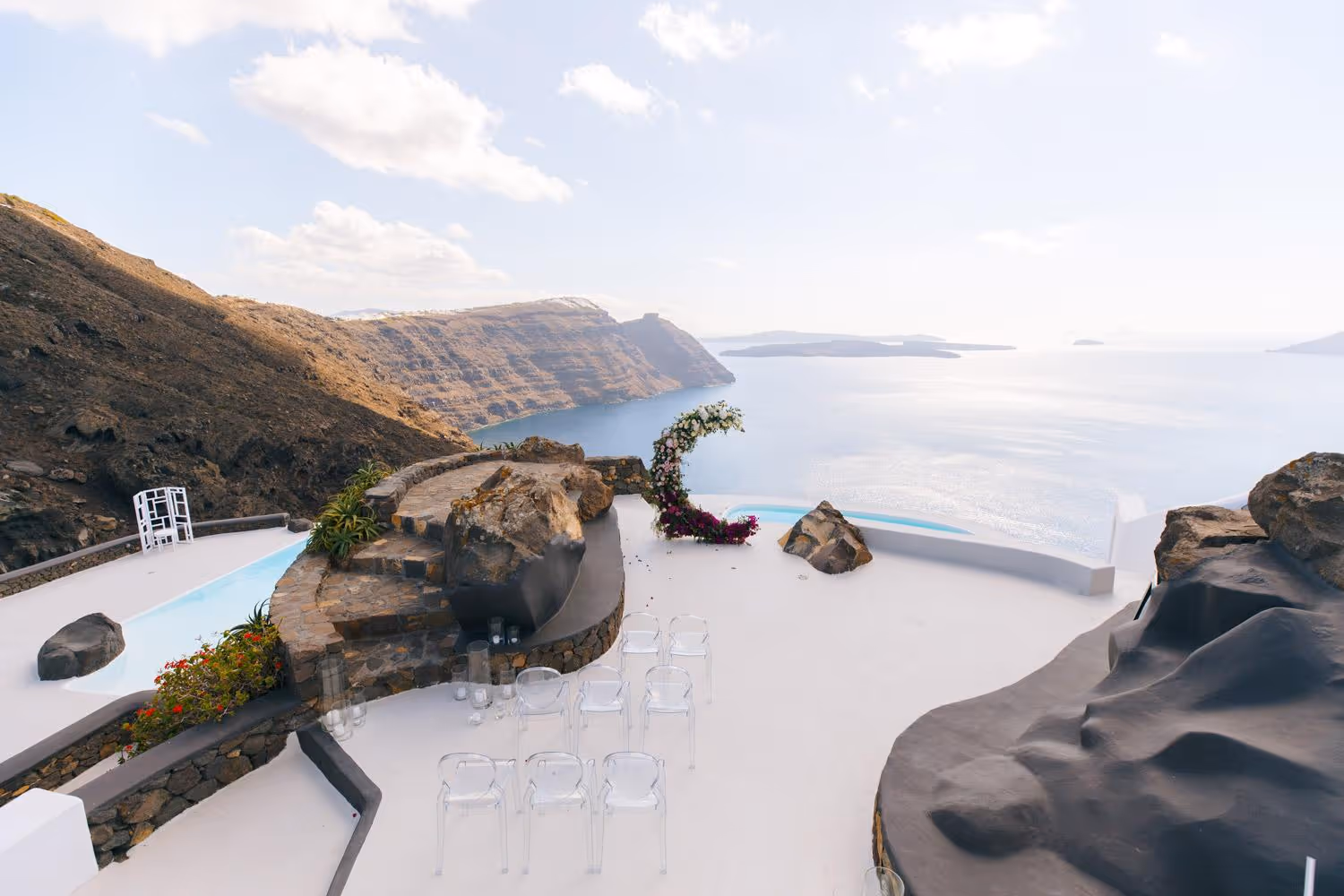 Santorini Villa z widokiem na morze